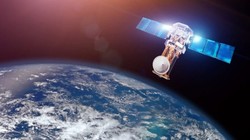 Vệ tinh viễn thông (Ảnh: Bloomberg)