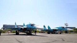 UAC chuyển giao lô máy bay ném bom Su-34M mới cho không quân Nga. Ảnh UAC