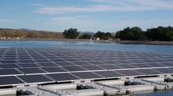 Mảng pin điện mặt trời của công ty Mỹ Noria Energy. Ảnh Noria Energy.