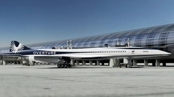 Đồ họa máy bay chở khách siêu âm Overture. Ảnh Boom Supersonic