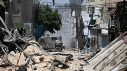 Cảnh đổ nát trong cuộc tấn công của Israel vào thành phố Jenin. Ảnh South Front