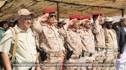 Diễn tập quân sự của phong trào Ansar Allah ở Sarwah phía tây tỉnh Marib. Ảnh video South Front