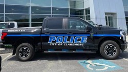 Xe cảnh sát bán tải EV của Ford. Ảnh: Sở cảnh sát Claremont