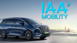 Nguyên mẫu xe EV của liên doanhh Denza thuộc BYD. Ảnh minh họa Electrek