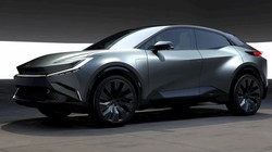 Nguyên mẫu xe SUV chạy điện nhỏ gọn bZ của Toyota. Ảnh Toyota.