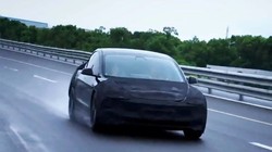 Nguyên mẫu Tesla Model3 chạy thử nghiệm. Ảnh: InsideEV
