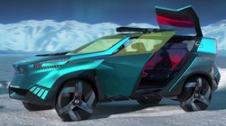 Nguyên mẫu ý tưởng xe điện Hyper-Adventure của Nissan. Ảnh Nissan