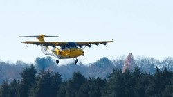 Nguyên mẫu máy bay lai điện EL-2 Goldfinch của Electra. Taylor Mickal/Electra