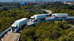 Xe tải tự hành Trung Quốc. Ảnh: Pony.ai/WeChat