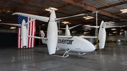 Nguyên mẫu eVTOL Butterfly quy mô đầy đủ đầu tiên của Overair. Ảnh Overair