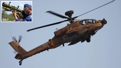 Hamas sử dụng tên lửa phòng không di động tấn công trực thăng Apache của quân đội Israel (Ảnh: Army Recognition)