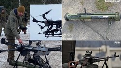 Ukraine trang bị cho UAV nông nghiệp súng máy PKM và súng phóng lựu chống tăng Bullspike-AT. Ảnh Army Recognition.
