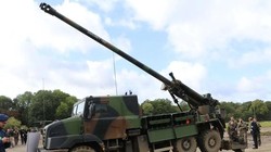 Pháo tự hành bánh lốp CAESAR cấu trúc 6x6 của quân đội Pháp. Ảnh Army Recognition.