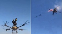 Phóng tên lửa chống tăng Fagot từ UAV VTOL. Ảnh Army Recognition.