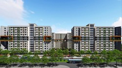 Phối cảnh dự án nhà xã hội tại ô đất ký hiệu CT3 thuộc khu đô thị mới Kim Chung.