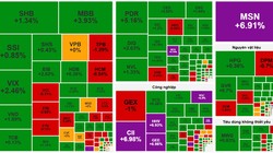 Cổ phiếu bất động sản dẫn sóng phiên sáng nay