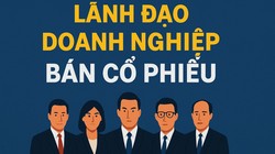 Làn sóng lãnh đạo doanh nghiệp ồ ạt bán cổ phiếu. Ảnh minh họa