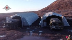 Tổ hợp tên lửa phòng thủ bờ biển Bastion trực chiến trên quần đảo Kuril (Ảnh: Iz.ru)