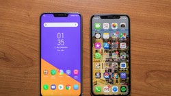 iPhone X đọ dáng cùng Asus ZenFone 5. Nguồn: CNET