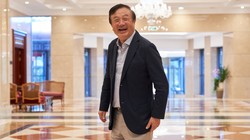 Ông Nhậm Chính Phi tại trụ sở Huawei ở Thâm Quyến, Trung Quốc. Ảnh: Bloomberg.