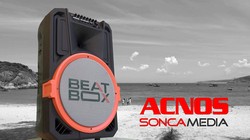 Beatbox có hình dáng giống như loa kéo nhưng công nghệ và phương thức hoạt động khác những chiếc loa di động đang bán trên thị trường