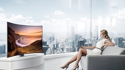 TV màn hình cong ngày càng được ưa chuộng.