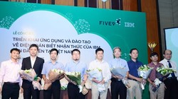 Các đơn vị triển khai đào tạo và ứng dụng công nghệ điện toán biết nhận thức, trí tuệ nhân tạo. Ảnh: Vân Ly