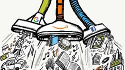 Sức mạnh và tầm ảnh hưởng khủng khiếp của Google, Amazon và Facebook (tranh minh họa của Robert Neubecker)
