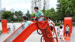 Bánh xe được dùng để chế tạo khung các bộ phận trong công viên vui chơi