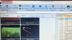 Ảnh chụp màn hình phần mềm công nghệ giám sát bản quyền âm nhạc trên tivi và radio của AiBiz. Ảnh: Hiền Thảo