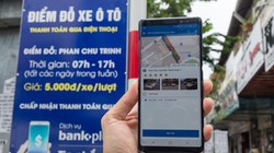 Tại bãi đỗ Phan Chu Trinh, có một bảng giới thiệu về bãi đỗ được đặt tại nơi này