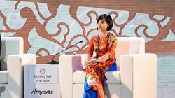  Bà Dương Thị Mai Hoa tại Hội nghị thượng đỉnh Kinh doanh APEC. (Ảnh: Tùng Đinh)