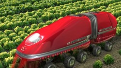 Những cỗ máy làm nông sẽ đảm trách hết các công việc của một người nông dân trên cánh đồng. Ảnh: Harper Adams University.