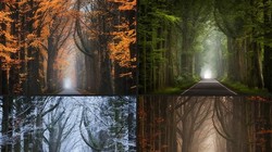 Một bối cảnh nhiều thời điểm chụp