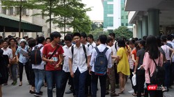 Sau giờ thi (Ảnh: Minh Thúy)