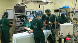 Một ca phẫu thuật nhi khá phức tạp tại Bệnh viện Xanh Pôn