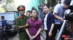 Nguyên Tổng giám đốc VN Pharma Nguyễn Minh Hùng tại phiên tòa đang diễn ra