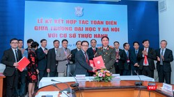 Bệnh viện Y học cổ truyền - Bộ Công an ký cam kết hợp tác toàn diện với Trường Đại học Y Hà Nội