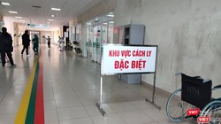 Khu vực cách ly đặc biệt tại bệnh viện (Ảnh: Minh Thúy) 