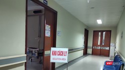 Khu vực cách ly (Ảnh: Minh Thúy)