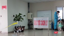 Khu vực cách ly bệnh nhân COVID-19 tại Bệnh viện Bệnh Nhiệt đới Trung ương cơ sở 2. Ảnh: Minh Thúy. 