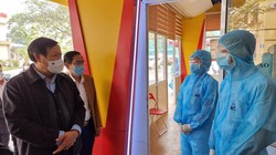 Thứ trưởng Bộ Y tế Đỗ Xuân Tuyên – Phó Ban Chỉ đạo Quốc gia phòng , chống dịch COVID-19 kiểm tra công tác phòng, chống dịch COVID-19 tại Hải Phòng