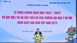 Chủ tịch Quốc hội Vương Đình Huệ phát biểu