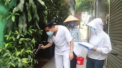 Kiểm tra công tác phòng, chống sốt xuất huyết ở Hà Nội (ảnh: Thu Trang)