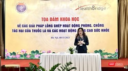 Hạn chế mắc bệnh, giảm tử vong từ lồng ghép hoạt động phòng, chống tác hại thuốc lá