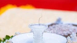 Hình ảnh được cho là xá lợi tóc Đức Phật” (Ảnh Fanpage Chùa Ba Vàng)