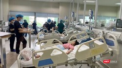 Chỉ bệnh nhân sởi bị biến chứng nặng mới đưa về Bệnh viện Nhi Trung ương