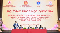Tạo đột phá từ nguồn nhân lực chất lượng cao