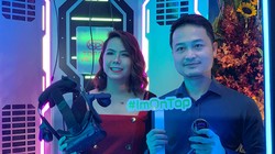 Bà Lê Hoàng Uyên Vy , CEO và ông Đinh Anh Tuấn, CTO của Xtreme Studio tại buổi ra mắt game