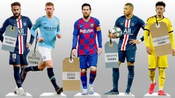 Messi xuống giá, hiện chỉ đứng thứ 8 trong danh sách 10 cầu thủ đắt giá nhất thế giới.